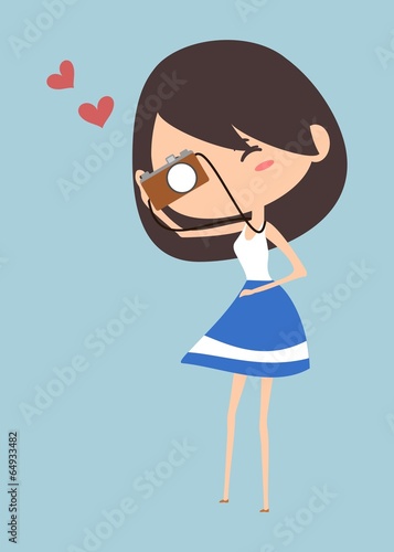 Girl Taking Photo
