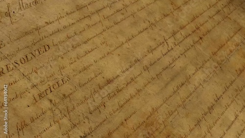 Bill of Rights - motion background