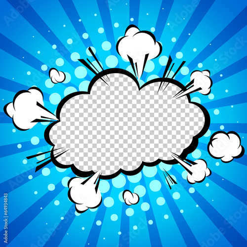 Comic Speech Bubble, Cartoon
