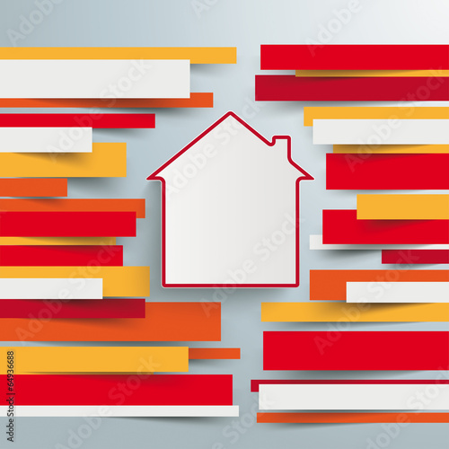 Infographic Brochure Paper Lines House PiAd