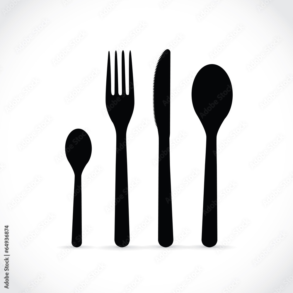 Cutlery, dishes, coffee spoon, spoon, knife and fork Cutlery, dishes, coffee spoon, spoon, knife and fork