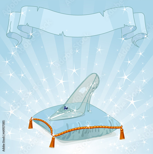 Crystal slipper background