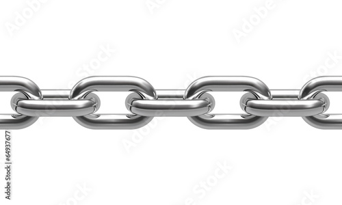 Chain isolated. Seamless. Vector illustration