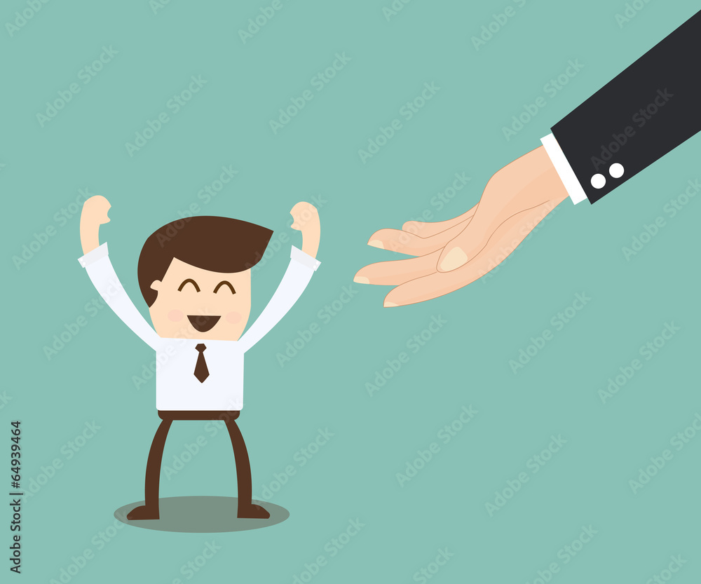 chance concept - idea aiding in moving up the career ladde