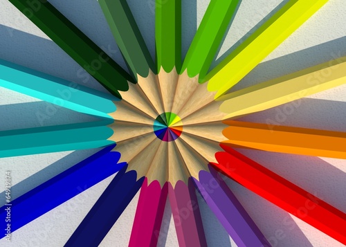 Colored pencils