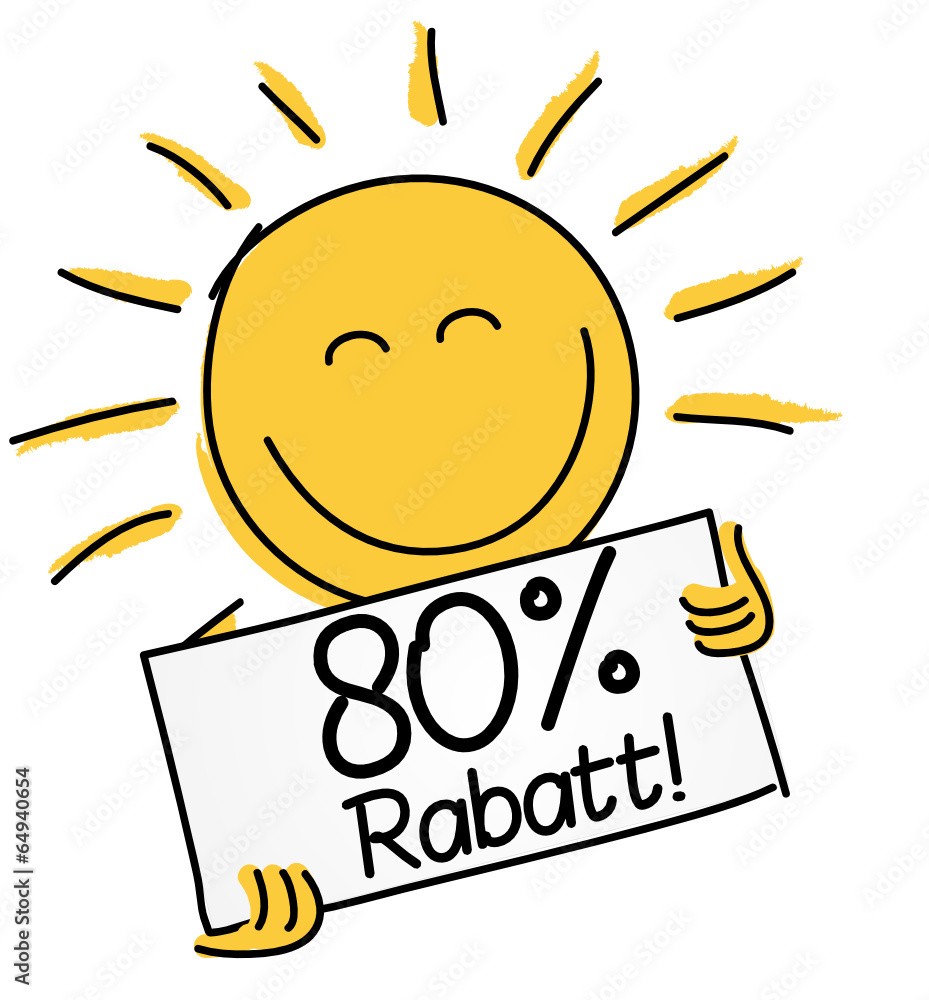 80 % Rabatt 80 % Rabatt