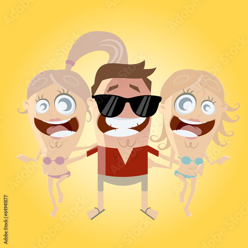 urlaub party mädchen sommer