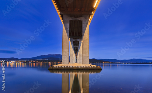 Tasman Bridge Under Light photo