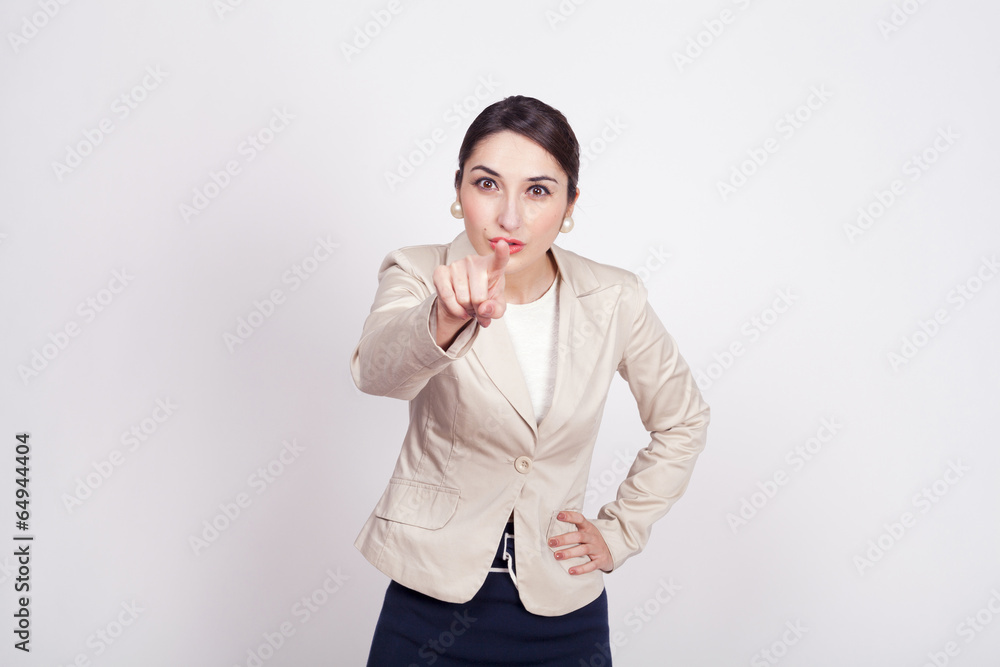 young woman with active expressions young woman with active expressions