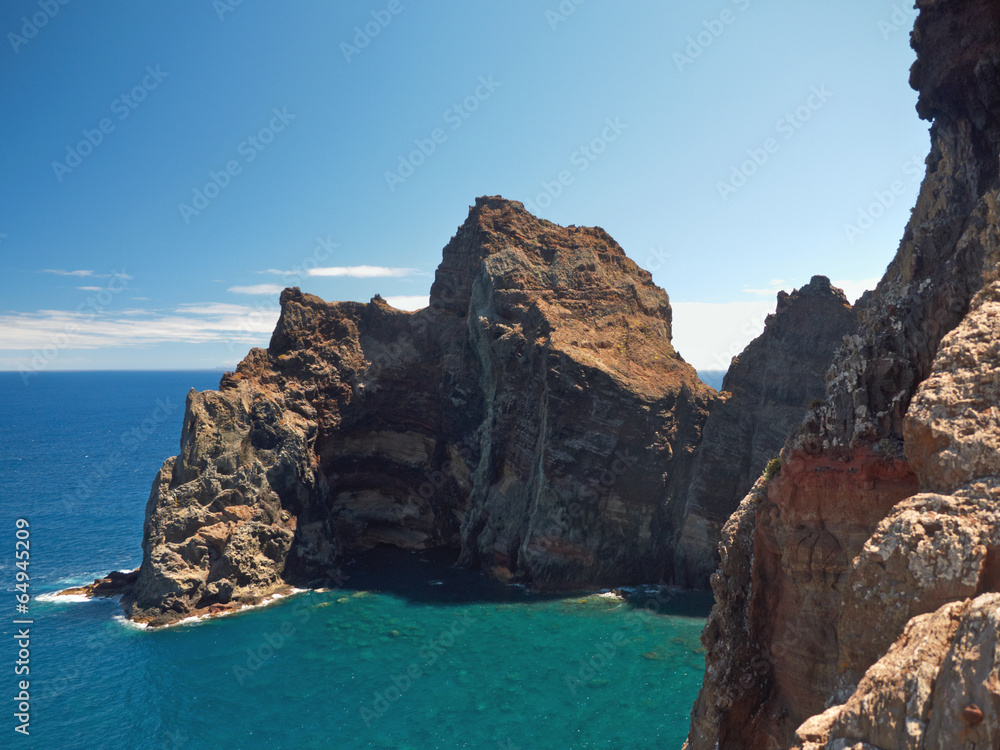 Naklejka premium Felsige Steilküste