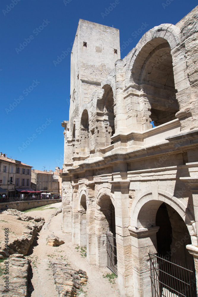 Arles Amphitheatre, Tower and Arcades