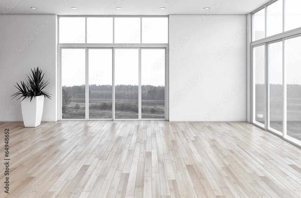 Fototapeta premium Empty Living room
