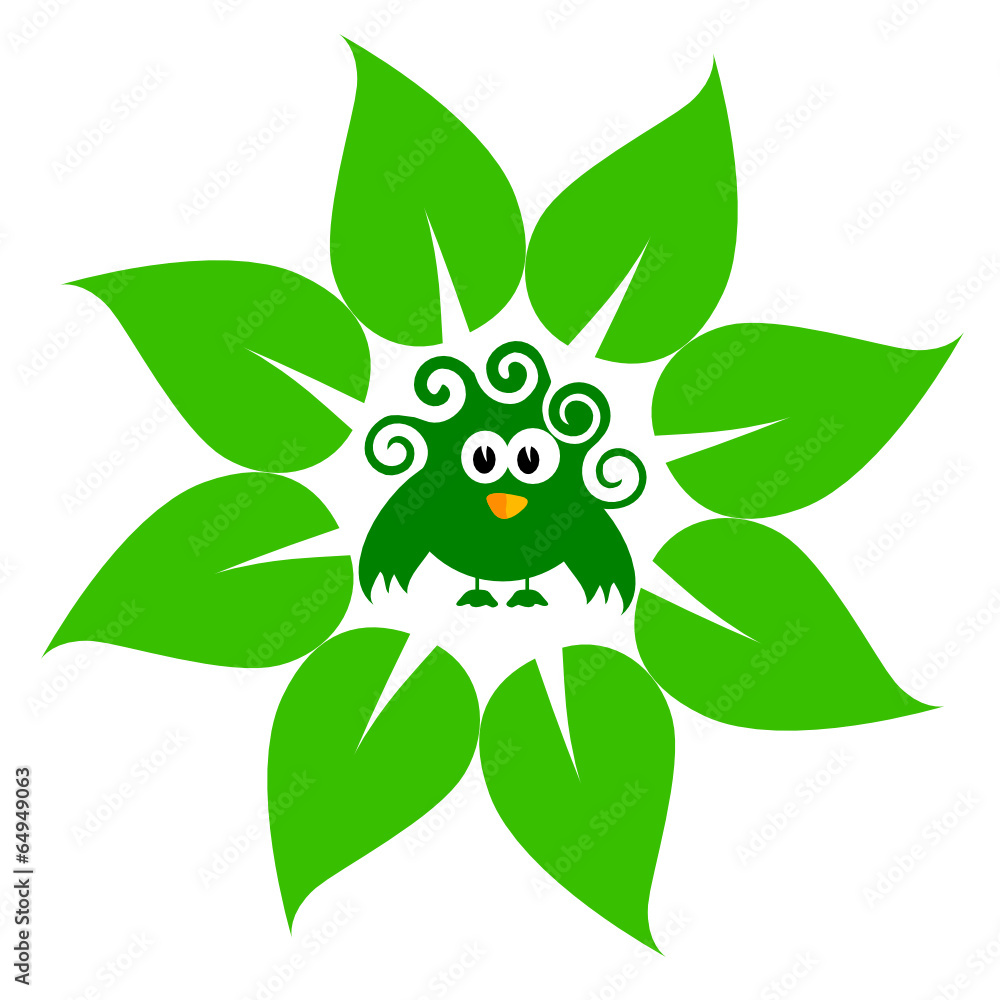 eco bird green vector eco bird green vector