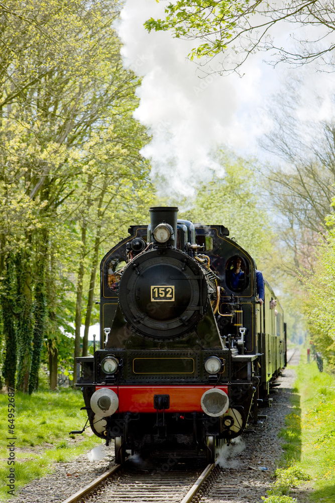 Naklejka premium steam train, Boekelo - Haaksbergen, Netherlands