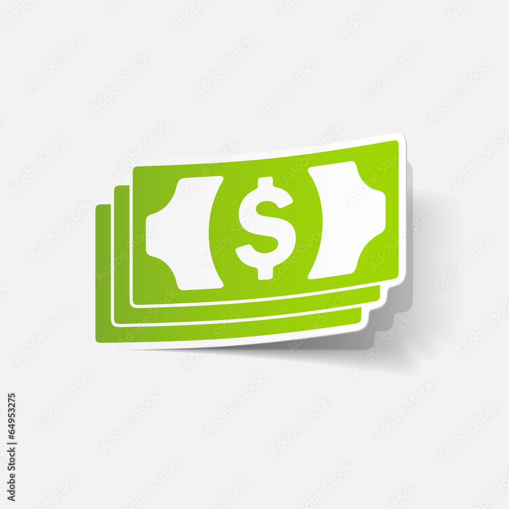 realistic design element: money, dollar realistic design element: money, dollar