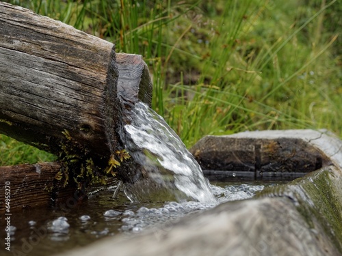 Sprudelndes Quellwasser