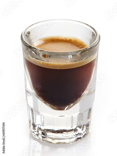 Espresso coffee glass