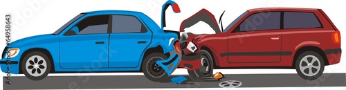two car collision