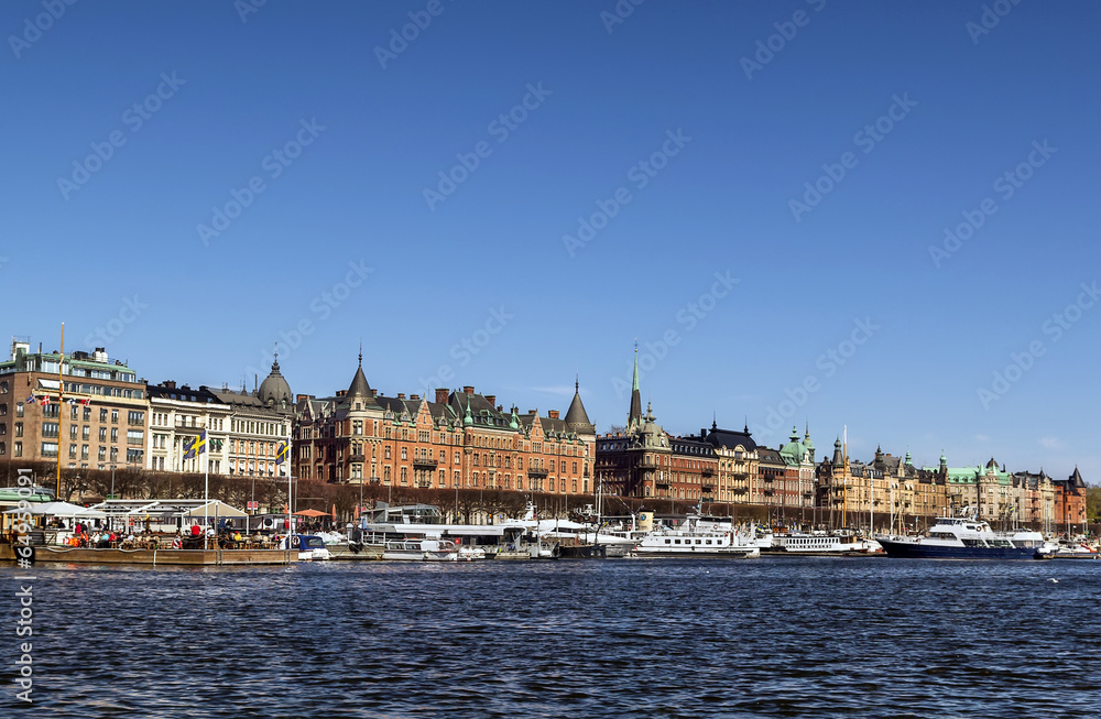 view of Strandvagen, Stockholm