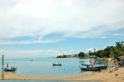 thailand island - fishing village
