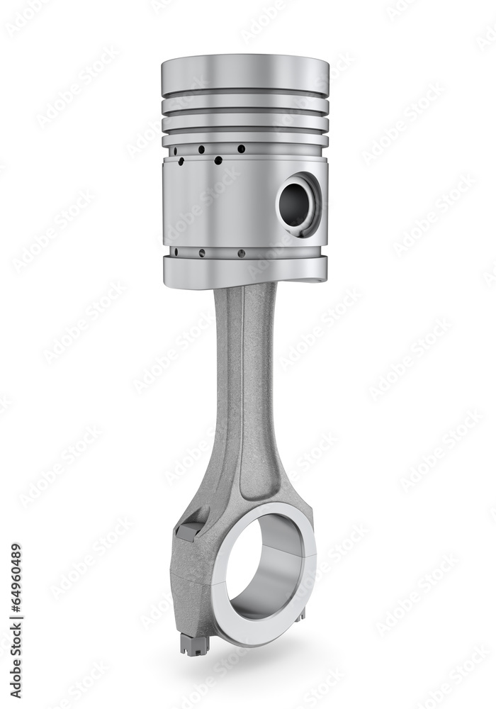 Piston isolated on white backgound Piston isolated on white backgound