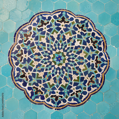 tile panel in mosque
