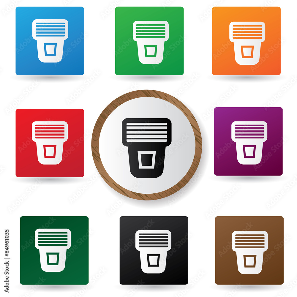 Flash buttons,vector