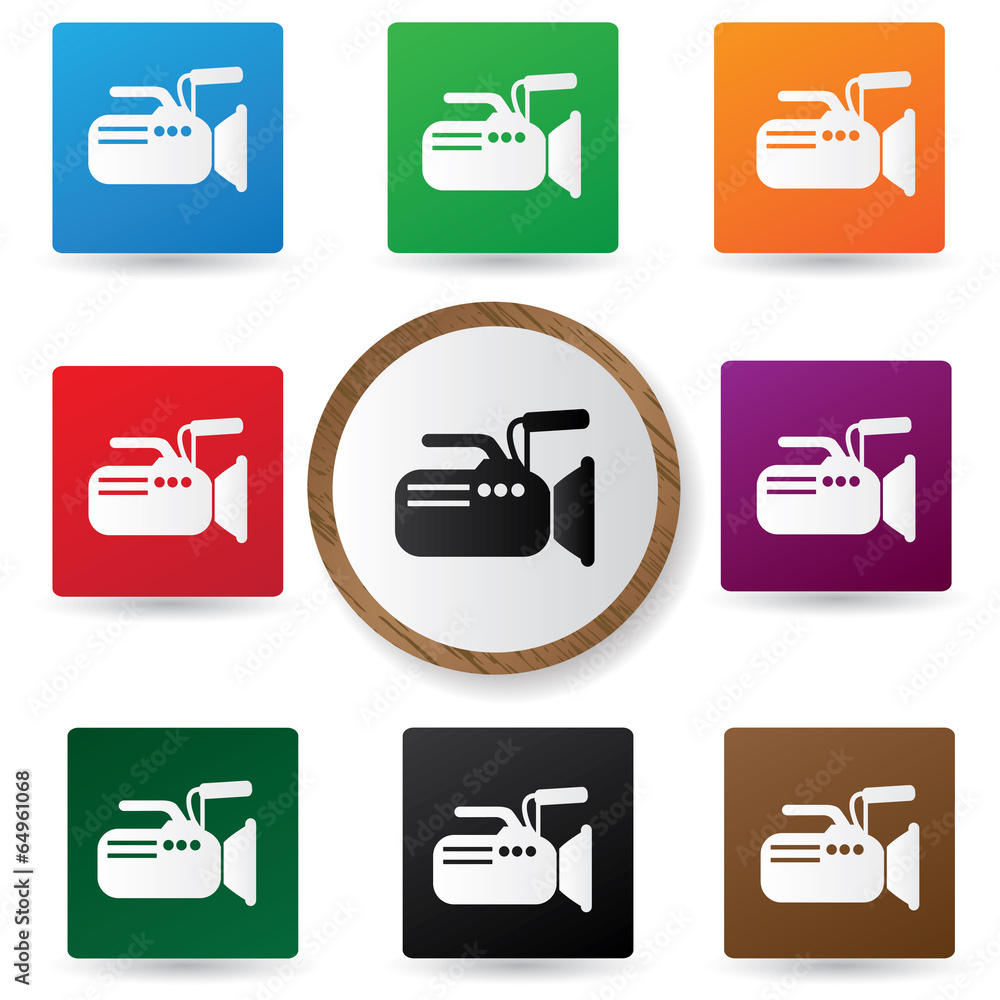Video buttons,vector Video buttons,vector