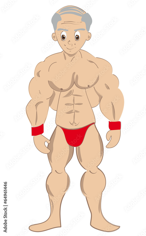 Fototapeta premium senior muscles