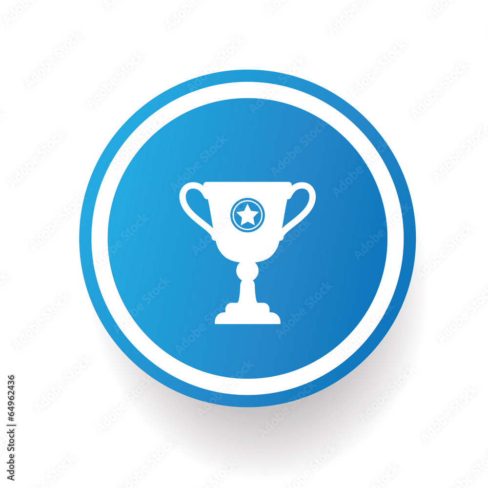 Trophy button,vector Trophy button,vector