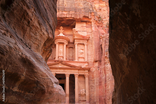 Petra at the gorge entrance, Jordan