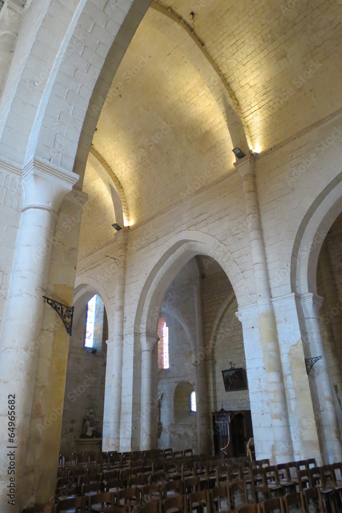 Dordogne - Cadouin - Intérieur église abbatiale