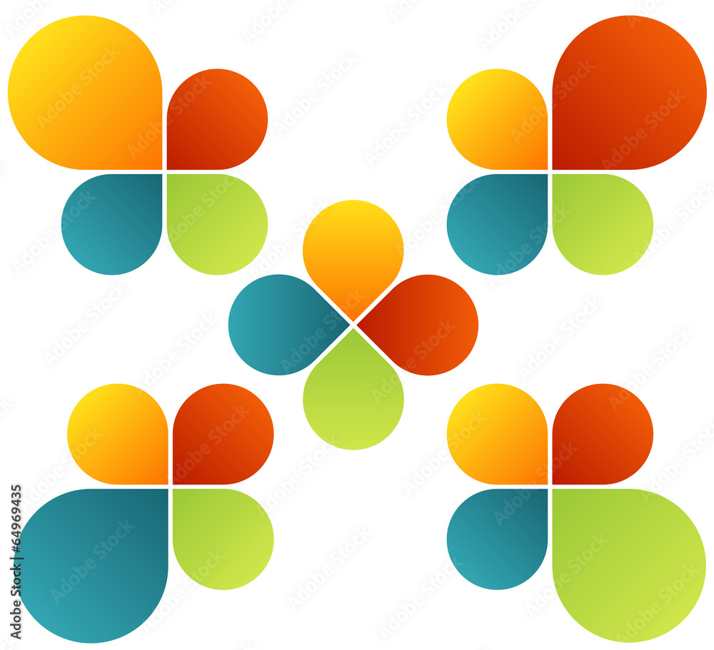 Colorful infographic elements Colorful infographic elements