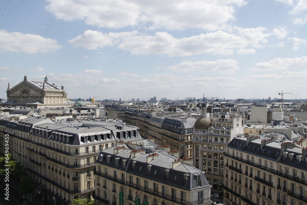Opéra Garnier et panorama sur Paris