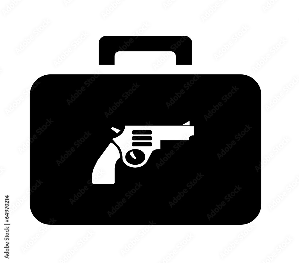 Pistolet dans une valise Pistolet dans une valise