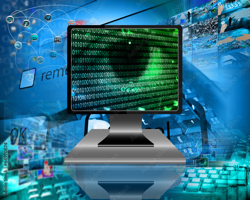 Fototapeta premium The eye of the Internet