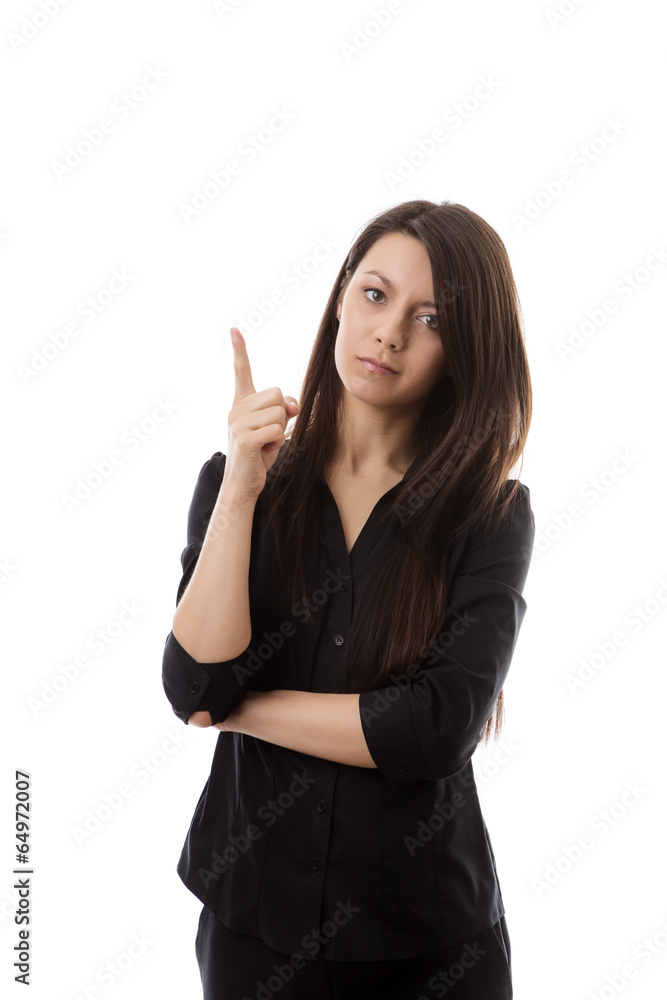 wagging her finger wagging her finger
