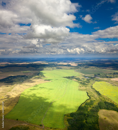 Top view of the countryside © Vladimir Melnikov
