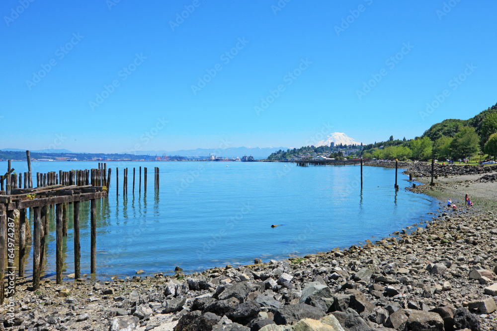 Tacoma during summer time