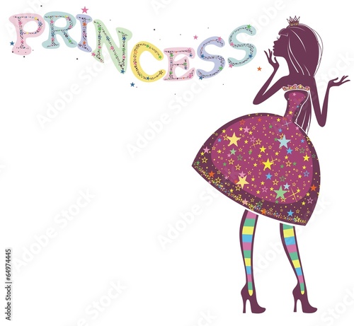 Принцесса в полосатых чулках #64974445