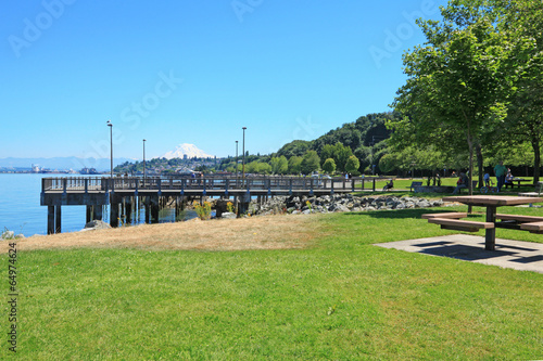 Tacoma. Pier view. WA © Iriana Shiyan