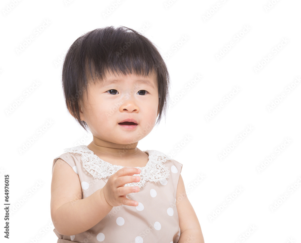 Asian baby girl portarit