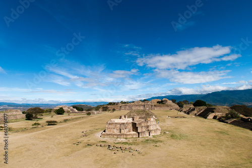 Monte alban ruins in Mexico