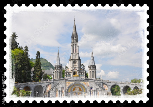 Timbre Grotte de Lourdes
