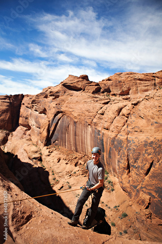 Canvas Print Desert Canyoneering