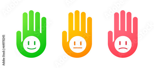 Hand icon set