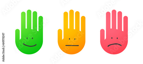 Hand icon set