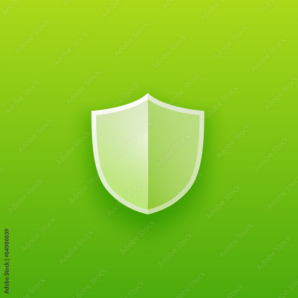 Shield flat icon. Vector illustration Shield flat icon. Vector illustration