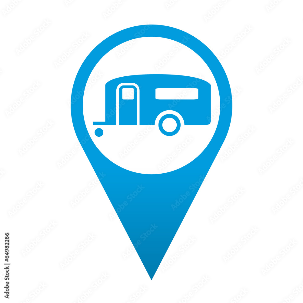 Icono localizacion simbolo caravana Icono localizacion simbolo caravana