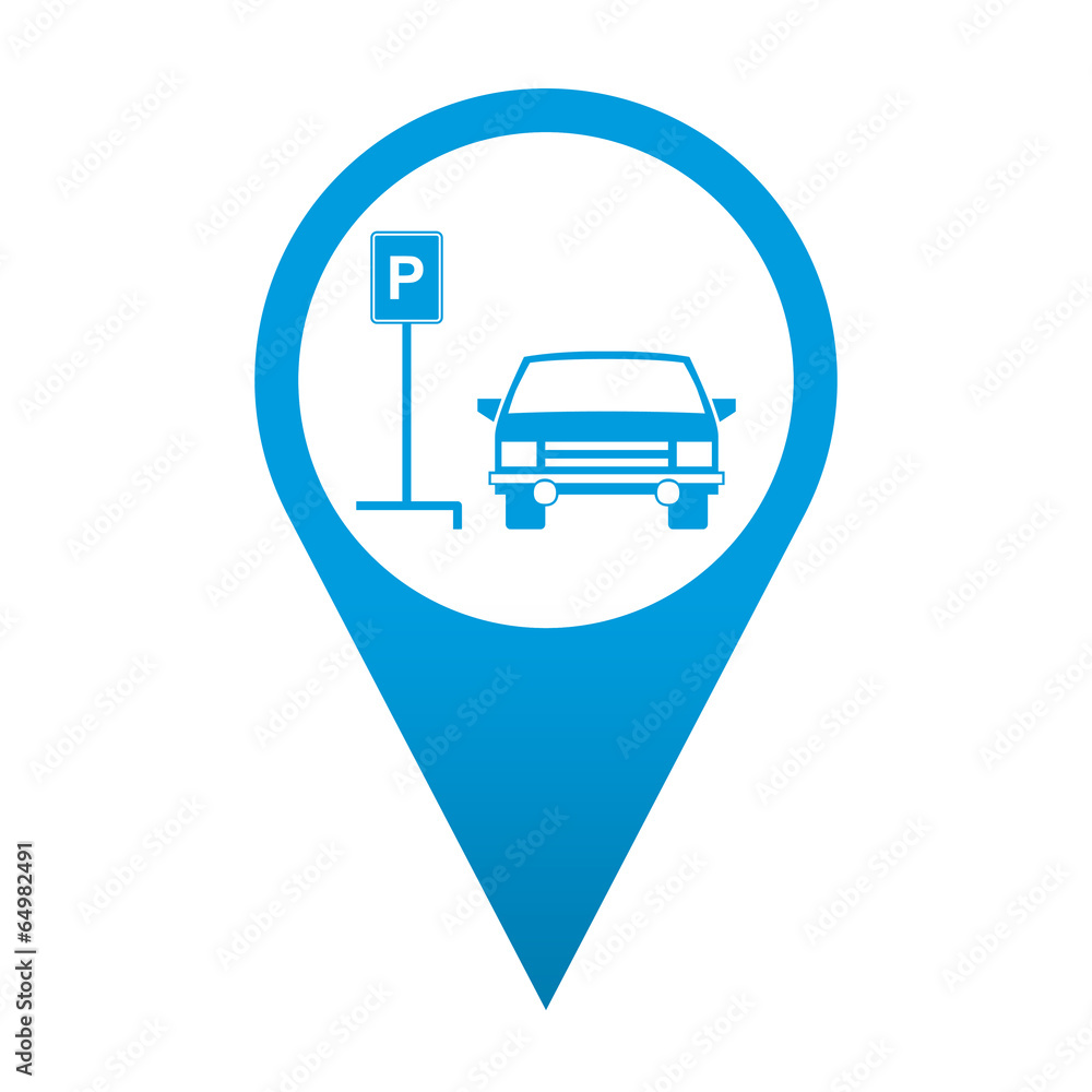 Icono localizacion simbolo parking para coches Icono localizacion simbolo parking para coches